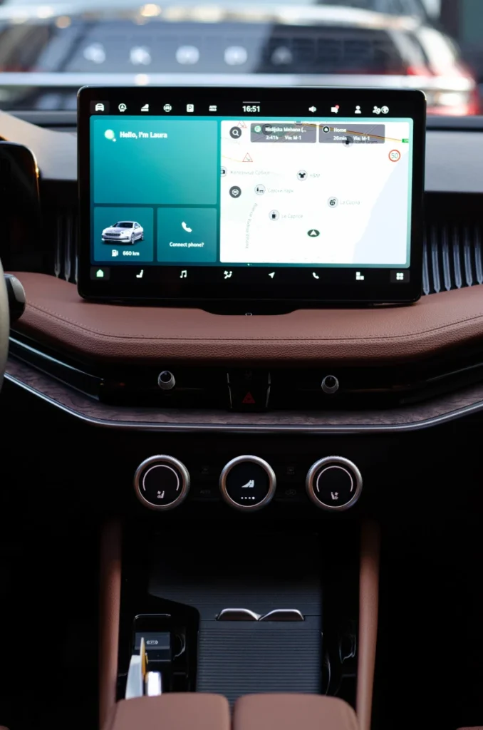 Photo of Premier Limo Team Škoda Superb 2025 interior